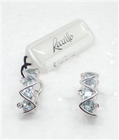 Pendientes Recarlo Mujer in Oro Acquamarina 0.49 Ct AA 413/6B - AA 413/6B